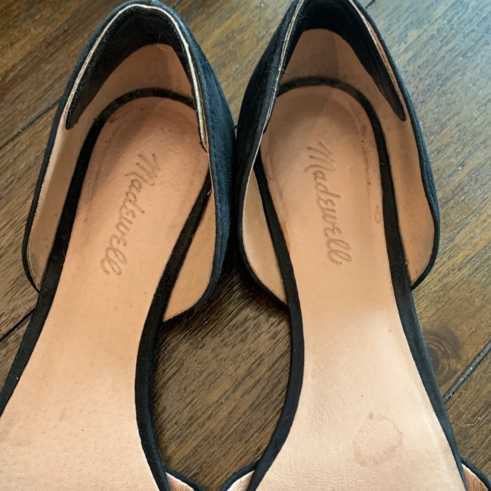 Madewell Black Suede Flats - Picture 2 of 5
